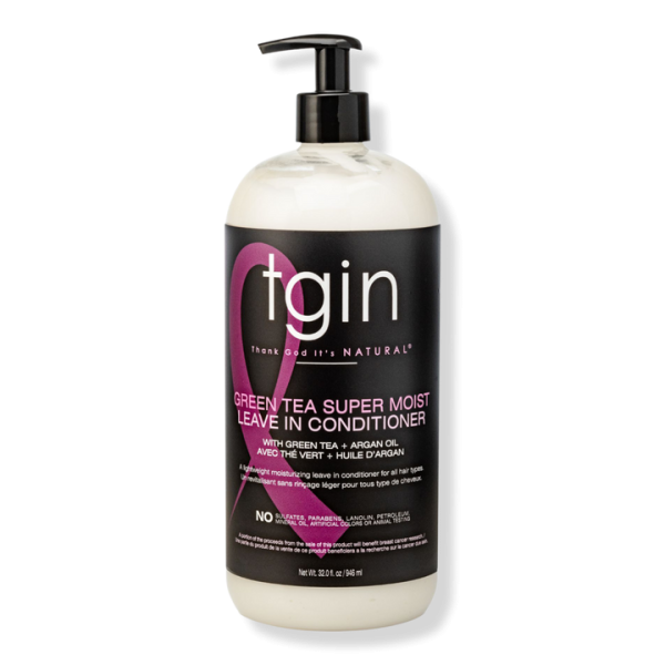 TGIN Après-Shampoing Sans Rinçage Hydratant au Thé Vert – Green Tea Super Moist Leave-In Conditioner 946 ml