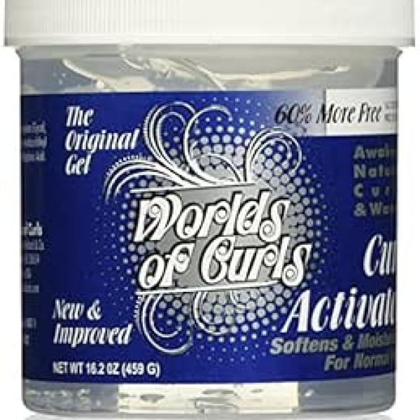Gel Activateur de Boucles Worlds of Curls – Cheveux Normaux – 459 g