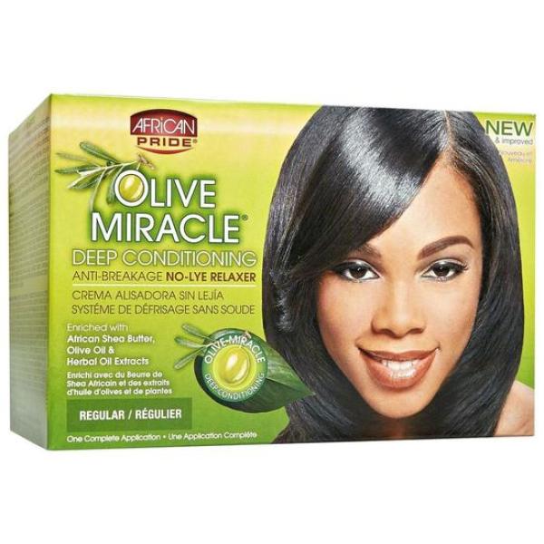 Défrisant African Pride Olive Miracle – Force Normale (Regular)