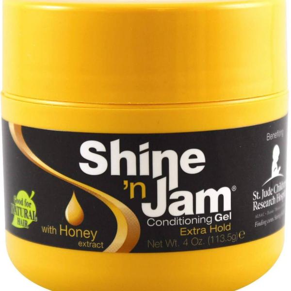 Gel Coiffant Ampro Shine ’n Jam Extra Hold – Fixation Extrême – 113 g (4 oz)