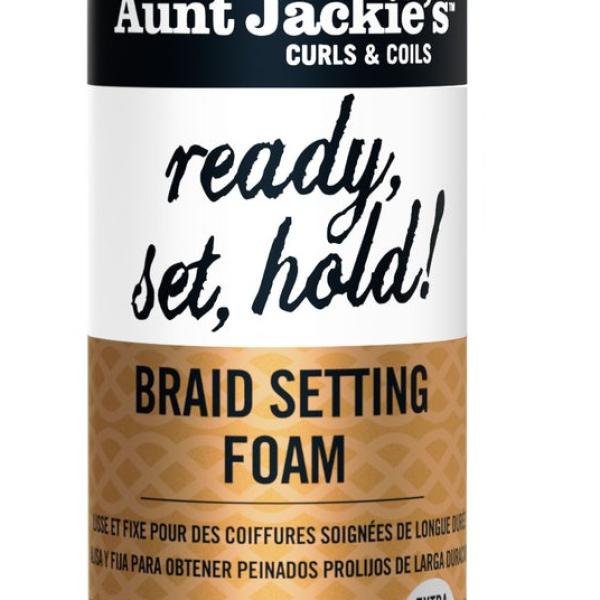 Aunt Jackie’s Ready, Set, Hold! – Mousse Fixatrice Tresses & Boucles 244 ml
