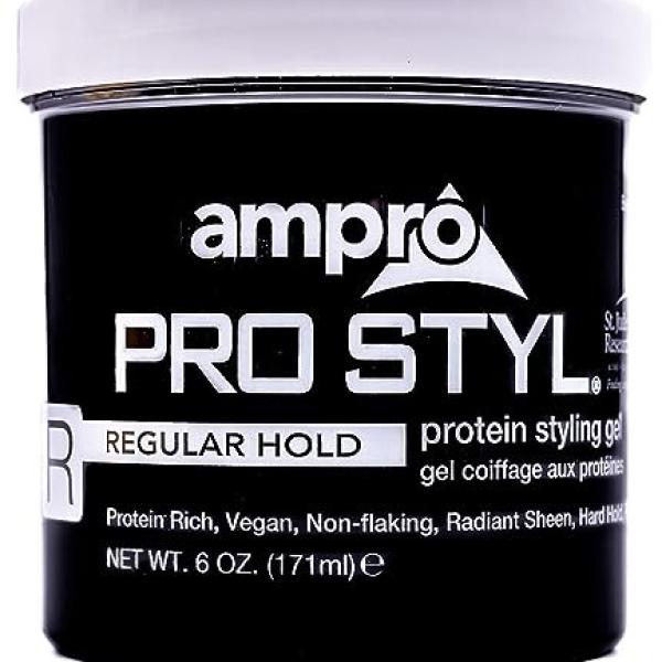 Gel Coiffant Ampro Pro Styl Protein Styling Gel – Regular Hold – 235 g (8.3 oz)