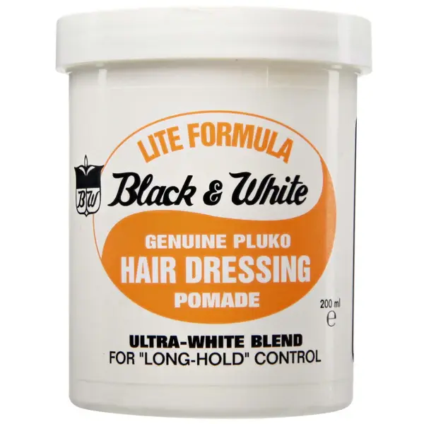Black & White Hair Dressing Pomade – Light Formula – 200 g