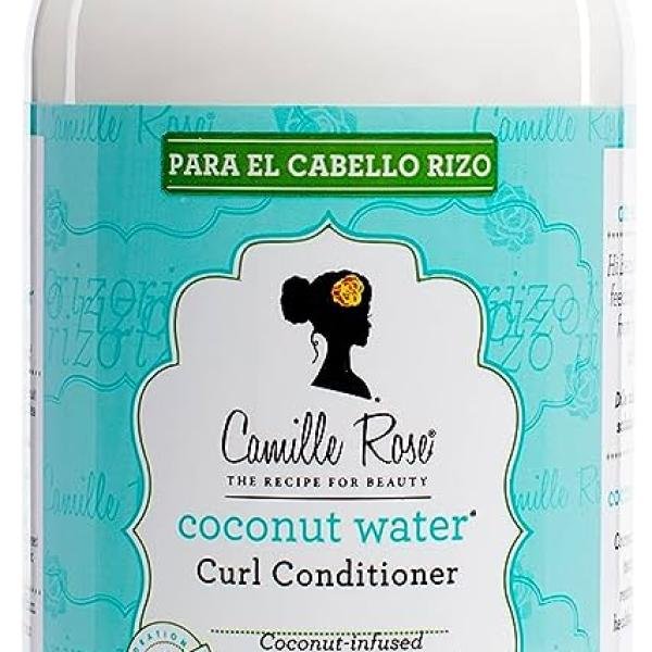 Camille Rose Coconut Water Curl Conditioner – Après-Shampooing Hydratant & Nourrissant