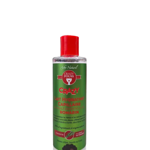 Crazy Pouss Lait Hydratant Capillaire à l’Huile Essentielle de Romarin