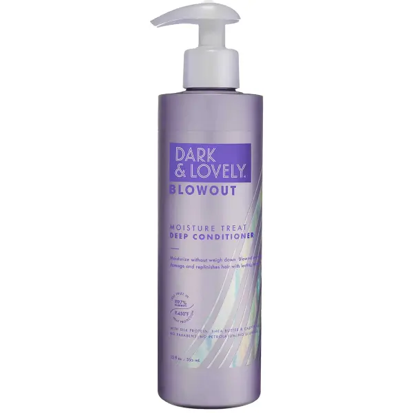 Dark & Lovely Après-Shampoing Hydratation Intense – Blowout Moisture Treat Deep Conditioner 355 ml