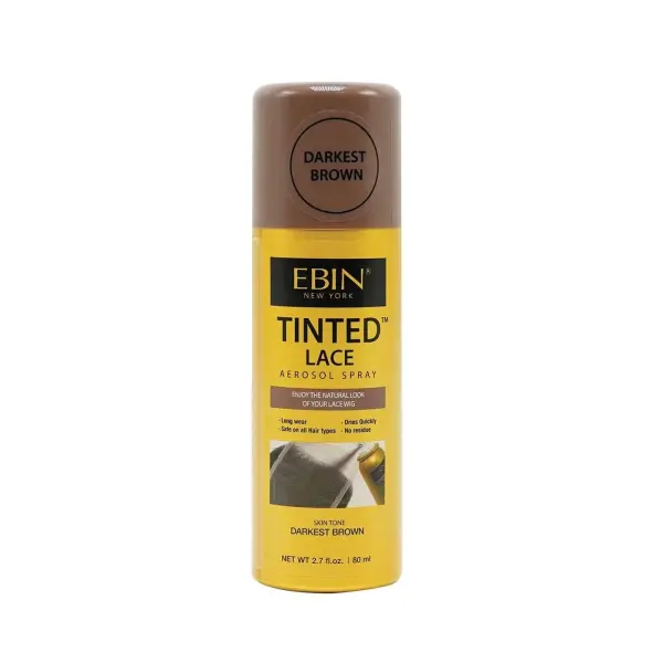 Spray EBIN Tinted Lace – Brun Foncé (Darkness Brown) 80 ml