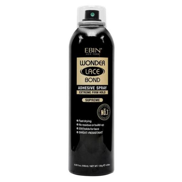 Spray Adhésif EBIN Wonder Lace Bond Supreme – Fixation Extrême 420 ml