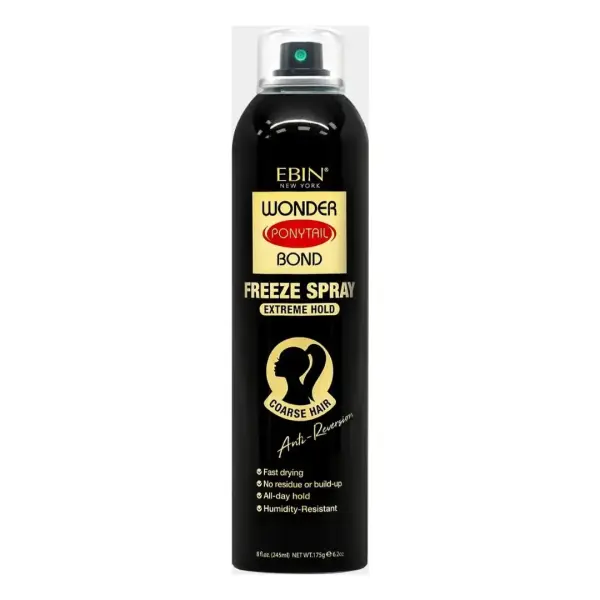 Spray Fixateur EBIN Wonder Ponytail Bond Freeze – Fixation Extrême 245 ml