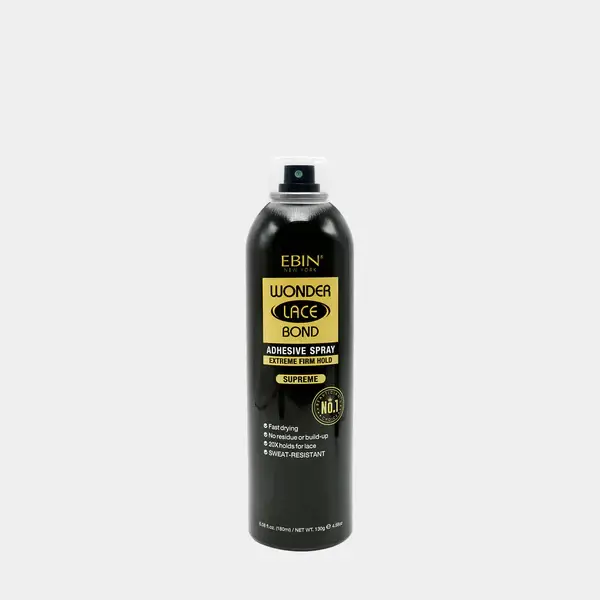 Spray Adhésif EBIN Wonder Lace Bond Supreme – Fixation Extrême 180 ml