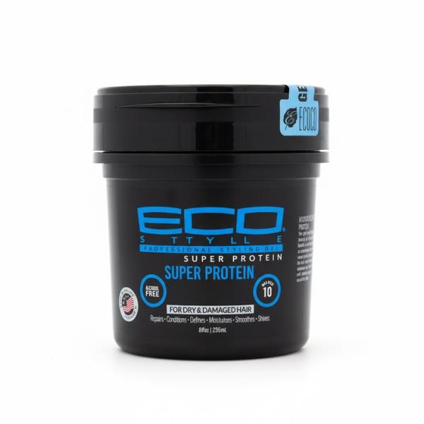 Gel Coiffant Eco Styler Super Protein – 473 ml (16 fl oz)