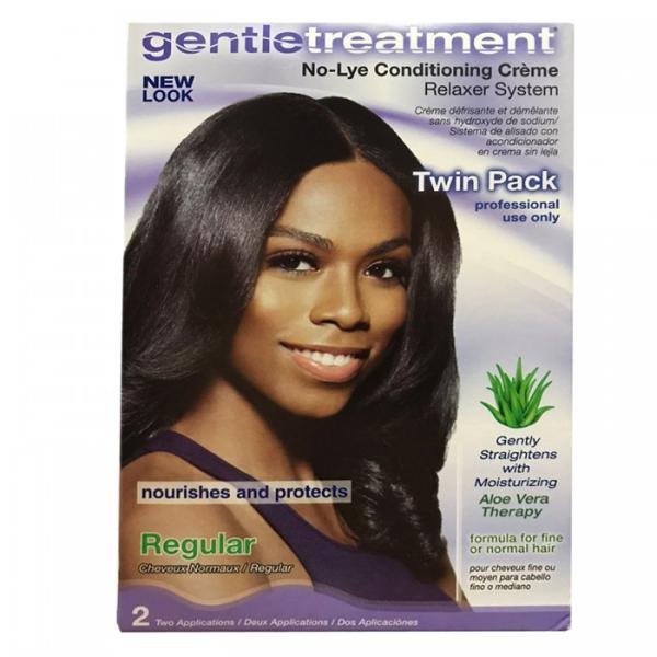 Défrisant Gentle Treatment – Force Normale (Regular) – Kit Duo 2 Applications