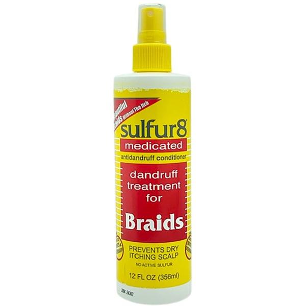 Sulfur8 Après-Shampoing Antipelliculaire pour Tresses – Anti-Dandruff Conditioner for Braids
