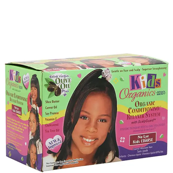 Défrisant Kids Originals by Africa's Best – Système Défrisant Nourrissant Sans Soude (Natural Conditioning Relaxer System)