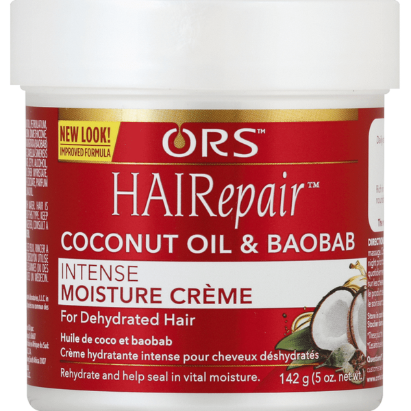 ORS Hairepair Crème Hydratante à l'Huile de Coco & Baobab – Moisture Crème