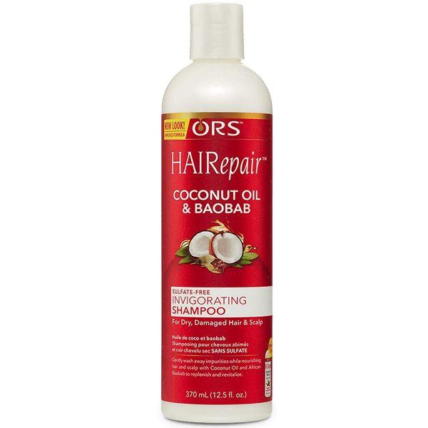 ORS Hairepair Shampooing Réparateur à l'Huile de Coco & Baobab – Coconut Oil & Baobab Shampoo