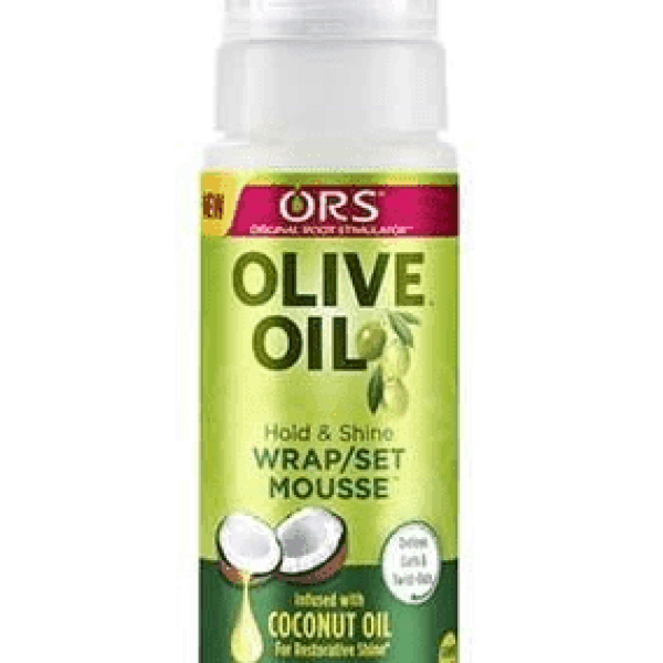ORS  Olive Oil wrap set mousse coconut Oil 207ml -