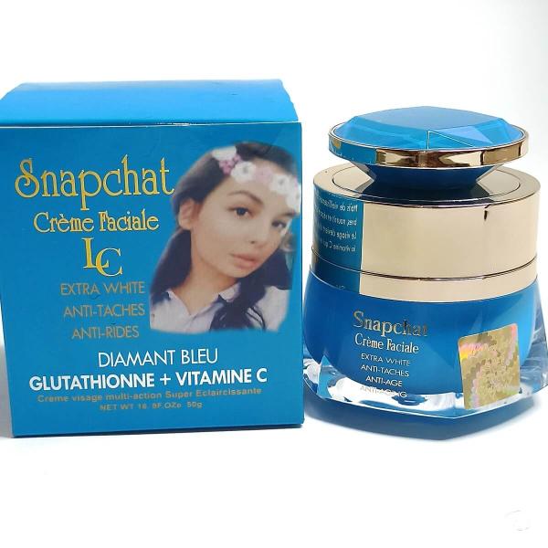 Snapchat Crème Faciale Diamant Bleu Glutathion + Vitamine C – Extra White 50 g