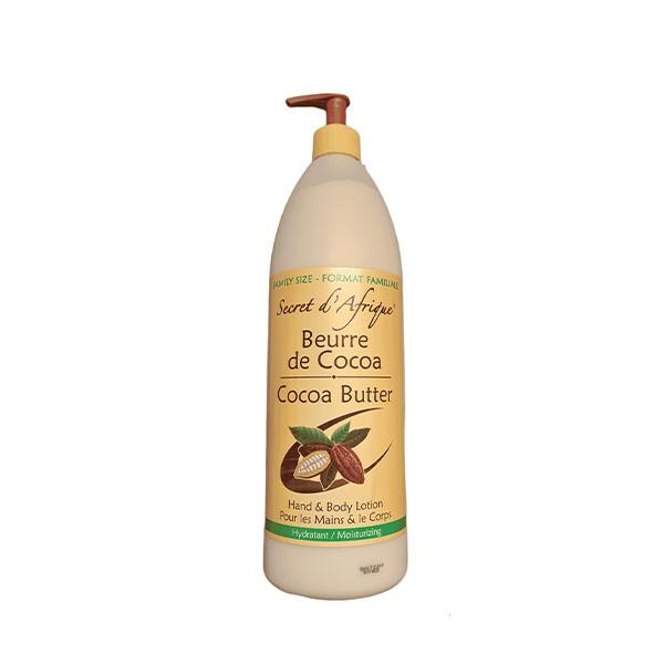 SECRET D'AFRIQUE - Lait corporel au beurre de cacao 1L