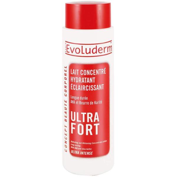 Lait concentré hydratant éclaircissant Ultra Fort – 500ml – Evoluderm